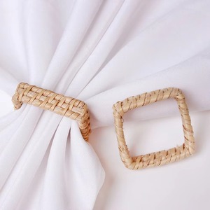 Porte-serviette en bois élégant pour décor de table rustique, fêtes de mariage, hôtel, salle à manger, finition naturelle - Product Image 5