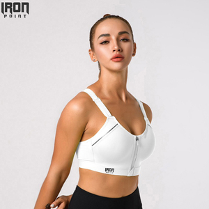 Sujetador deportivo acolchado con Control de rebote para mujer, Top deportivo con diseño personalizado, venta al por mayor - Product Image 6