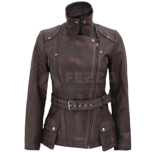 New Arrival Customized <b>Genuine</b> <b>Leather</b> <b>Jackets</b> In Bulk Quantity Made In Pakistan Women <b>Jacket</b> - Product Image 3
