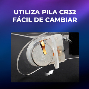 Occhiali LED con 7 Colori e 5 Modalità, Montatura in Plastica Trasparente - Product Image 4