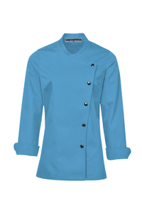 Chaqueta de abrigo de chef profesional para mujer con mangas largas nuevo uniforme culinario para servicio de comida Catering restaurante uso de cocina - Product Image 4