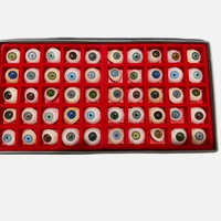 Œil Prothétique Humain Vintage 50 Pièces, Différentes Teintes, Verre Antique, Artificiel...