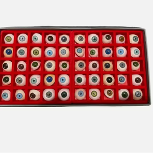 ตาเทียมมนุษย์แบบวินเทจ 50 ชิ้น ตาเทียมหลากเฉดสี กระจกโบราณ ตาเทียม... - Product Image 1