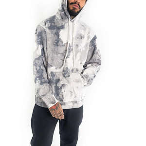 Sweat-shirt à capuche court vintage personnalisé, délavé à l'acide, unisexe, 100% coton, imprimé à l'écran, streetwear, pull-over - Product Image 1