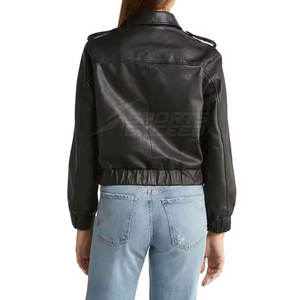 Chaquetas de punto largas de algodón de la mejor calidad, transpirables, a bajo precio, chaqueta de mujer muy vendida - Product Image 2