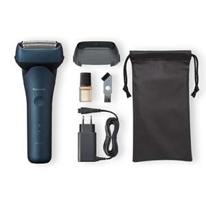 Afeitadora Eléctrica Recargable para Hombre, para Uso en Seco y Húmedo, con Cabezal Flotante de 3 Cuchillas, Lavable, para Piel Sensible, Resistente al Agua IPX7 - Product Image 1