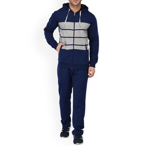 Survêtement pour hommes à forte demande logo personnalisé sweat à capuche et pantalon de jogging ensemble tissu coton polyester OEM ODM vente en gros à bas quantité minimale de commande - Product Image 1
