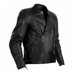 2025 vente en gros prix moto vestes conception personnalisée vélo course prix raisonnable hommes en cuir véritable moto veste - Product Image 1