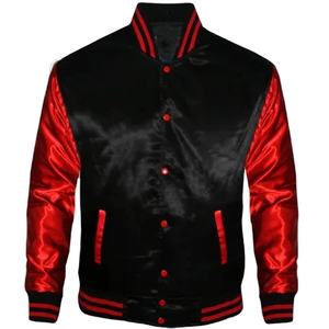 Chaqueta Varsity Personalizada con Logotipo Frontal, de Poliéster, para Hombre, Talla Grande, con Capucha, Impermeable, Resistente al Viento, con Diseño de Letras de Béisbol - Product Image 1