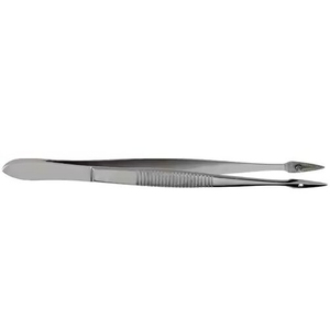 Pince à échardes manuelle de qualité chirurgicale pince à épiler droite en acier inoxydable allemand Instrument de base pour la chirurgie - Product Image 6