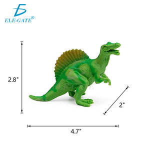 Set di 6 Giocattoli di Dinosauri in Plastica per Bambini, Divertenti Giocattoli in PVC a Tema Animale - Product Image 2