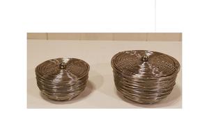 Support métallique doré Design Nouveau plateau de bol de service unique Bol de service de qualité supérieure Bol de date élégant pour le service de fêtes d'hôtel de mariage - Product Image 4