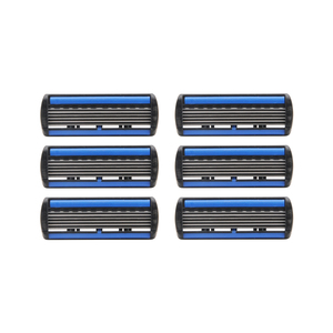 6 <strong>Blades</strong> Disposable Shaving <strong>Razor</strong> Cartridge, Pivoting <strong>Razor</strong> Head - Product Image 1