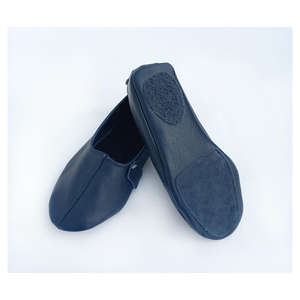 Chaussettes unisexes en cuir véritable, motif lettres, respirantes, écologiques, semelle double en cuir, douces et confortables - Product Image 2