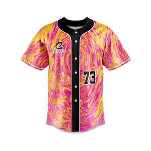 Venta al por mayor de alta calidad Jerseys de béisbol de los hombres logotipo personalizado bordado sublimación Jersey de béisbol - Product Image 3