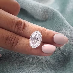 Diamant ovale taille brillant certifié IGI, cultivé en laboratoire, 1 carat, 2 carats, 3 carats, CVD/HPHT, E/VS1, diamant créé en laboratoire pour bijoux, vente en gros - Product Image 6