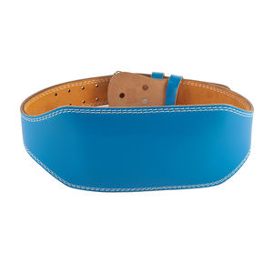 Customizable Adult Single Prong Waist Strap Breathable and Protective Leather Power Lifting <b>Belt</b> for Effective <b>Weightlifting</b> - Product Image 1