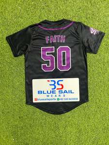 Jersey de béisbol personalizado Jersey de softbol Camiseta de béisbol - Product Image 3