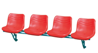 Chaise de stade durable de haute qualité seau en plastique diverses couleurs projets extérieurs Escuela De Gimnasia avec un design élégant