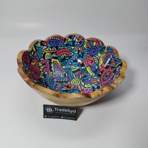 Elegante vajilla de madera de acacia hecha a mano y ensaladera con opción de logotipo personalizado Ideal para compradores al por mayor - Product Image 1