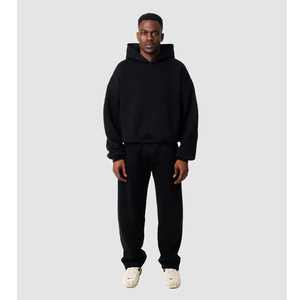 เสื้อฮู้ดดี้แบบสวม Unisex ผ้าฝ้าย 100% คุณภาพสูง แบบหนา รับออกแบบตามสั่ง บริการ OEM สำหรับผู้ชาย - Product Image 4