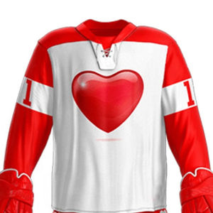 Uniforme de hockey sur glace en gros, prix de gros, nouvelle mode, 100% polyester, séchage rapide, respirant, uniforme de hockey sur glace personnalisé - Product Image 6