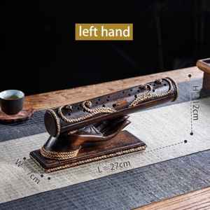 Classic Design Eco Friendly Durable <b>Wooden</b> Religious Indian Incense <b>Burner</b> with Ash Catcher <b>for</b> Home Zen Decoration - Product Image 5