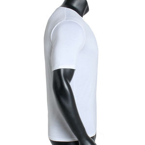 Ropa deportiva para hombre, Camiseta de algodón orgánico 100%, camiseta informal lisa con cuello redondo para hombre - Product Image 2