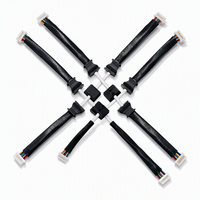 Faisceau de câbles tressé avec clip de fixation, connecteur PH XH, assemblage de câbles pour robotique, automatisation, appareils électroménagers, OEM personnalisé