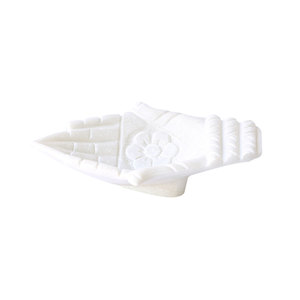 Cuenco decorativo con forma de mano de mármol blanco a precio de fábrica, utensilios de cocina elegantes y Decoración elegante para el hogar, suministro directamente de la India - Product Image 1