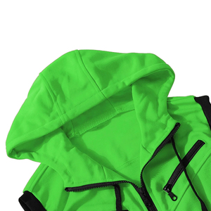 Summer Winter Gym Wear 100% Cotton Streetwear Hoodie Zipper Logo Sport Style Custom Sleeveless Hoodies Men Offre Spéciale - Product Image 4
