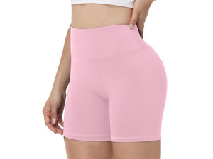 Short de yoga sans couture pour femme, tissu respirant extensible dans les 4 sens, séchage rapide, ajustement confortable, idéal pour la course, le fitness et l'entraînement. - Product Image 4