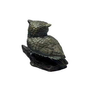 Sculptures modernes pour décoration intérieure oiseaux dorés sculpture décorative en métal rond pièce maîtresse maison accent oiseaux métal rond - Product Image 4