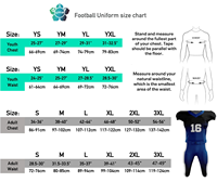 Vente d'usine – Nouveaux uniformes de football américain personnalisés pour équipes, ensemble complet, imprimés en sérigraphie, en tissu mesh respirant, avec nom brodé, short inclus