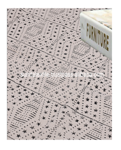 Indian Handmade 100% Cotton Hand Block Print Floor <b>Yoga</b> <b>Mat</b> Bohemian Woven Carpet Bedroom Modern Bedside Tassel Hallway Area Rug - Product Image 5