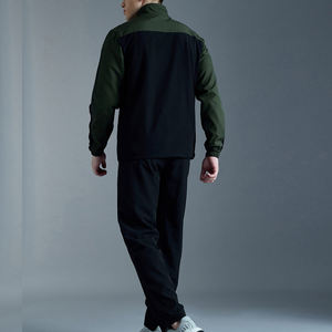 Veste légère d'extérieur pour hommes, vêtements de sport décontractés en polyester, survêtement de jogging, survêtement deux pièces pour hommes - Product Image 3