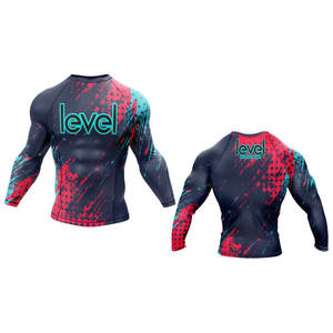 Alta calidad diseño personalizado hombres Rash Guard nueva llegada al por mayor MMA ropa deportiva transpirable Spandex Material - Product Image 1