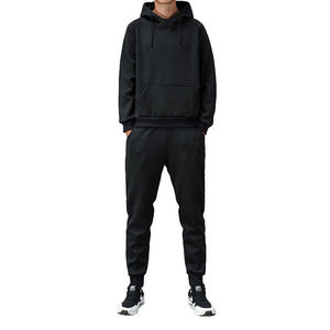 Survêtement Streetwear uni unisexe Ensemble 2 pièces de haute qualité pour homme Survêtement coupe-vent ample et léger - Product Image 6