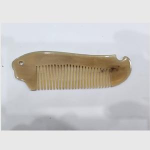 Conception de découpe laser personnalisée Peigne en corne écologique Prix de gros Meilleure vente Peigne naturel élégant en corne de buffle naturel - Product Image 6