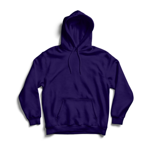 Solid Color Casual Pullover Hoodie Basics Cotton Blended <b>Thermal</b> <b>Fleece</b> Sweatshirt For Men - Product Image 5