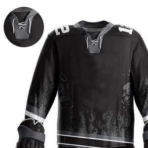 Nuevos Jerseys de Hockey sobre Hielo Sublimados Personalizados Más Vendidos, 100% Poliéster de Secado Rápido y Transpirable con Logotipo Personalizado para Hombres Adultos - Product Image 6