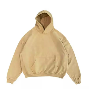 JUPITER เสื้อกันหนาวมีฮู้ดแบบสวมหัวผ้าฟลีซซับในผ้าฝ้ายเนื้อนุ่มทรงหลวม - Product Image 4