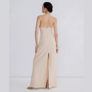 Nouveau Design Robes Femmes Casual MARGOT ROBE À DOS OUVERT Avec Fermeture Éclair À L'arrière 61% Rayonne, 39% Coton Élégant Vêtements Pour Femmes - Product Image 2