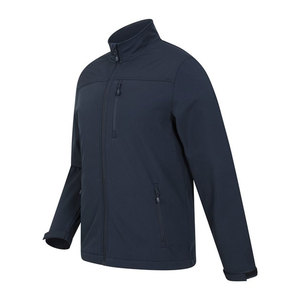 High Quality Men's <b>Waterproof</b> <b>Warm</b> Softshell Jacket Custom Logo OEM Casual Windbreaker for Winter Long Clothing Design - Product Image 4