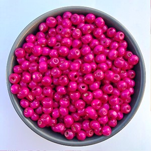 <b>Wooden</b> Beads Round Custom Shape & Colored Wood Beads Shaped and Sized Hand <b>Crafted</b> Indian Product - Product Image 1