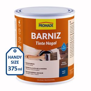 Barniz para Madera de Interior a Base de Agua, Acabado Mate, Color Nogal, Bajo en COV, Sin Solventes, 375ml - Product Image 2