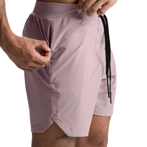 Pantalones cortos informales para correr para hombre, secado rápido, 100% algodón, Fitness, deportes, gimnasio, Jogger, pantalones cortos de entrenamiento de poliéster OEM, sólidos de alta calidad - Product Image 5