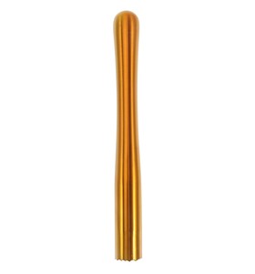Muddler de Cócteles de Acero Inoxidable de Lujo con Acabado Dorado, Cabeza Texturizada y Agarre Ergonómico para Triturar sin Esfuerzo y Uso en Bares - Product Image 2