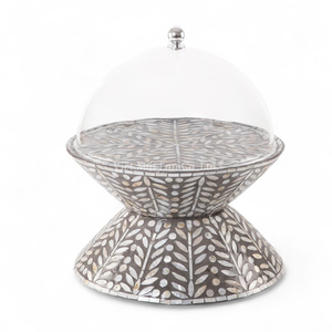 Premium <b>Mother</b> of Pearl Cake Stand For Middle East Festive Dessert Table And Ramadan <b>Gift</b> <b>From</b> Vietnam - Product Image 2