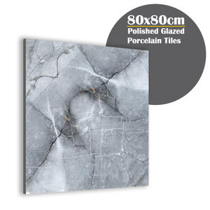 Azulejos de porcelana esmaltada pulida de lujo de 800x800mm estilo clásico 80x80cm porcelana de ladrillo refractario para el interior del hogar antideslizante - Product Image 3